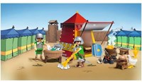 Playmobil Asterix Roman army tent play figure set-2