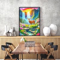 Enjoy Puzzle jigsaw puzzle Deer Paradise 1000 pieces animals-2
