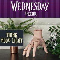 Blue Sky Studios lamp Wednesday Thing hand LED mood light pink-2