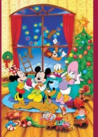 Trefl jigsaw puzzle 40th anniversary Mickey Mouse and Friends Christmas 600 pieces-2
