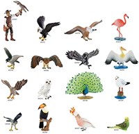 Bullyland peacock play figure plastic miniature 9 cm green-2
