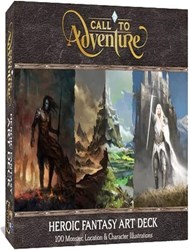 Asmodee card game Heroic Fantasy Art Deck for adventure stories