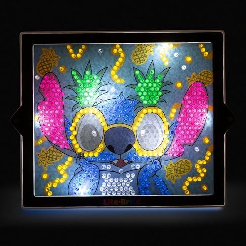 Basic Fun light board toy LITE BRITE Colorpop Stitch multicolor-3