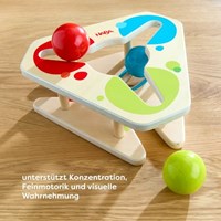 Haba toddler marble run - colorful wooden play track toy-3