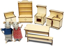 Het Muizenhuis furniture kit kitchen - Studio Schaapman toy set