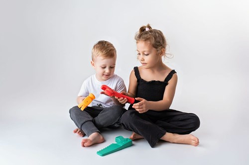 Mom's Care sensory toys soft tools pastel colors-3