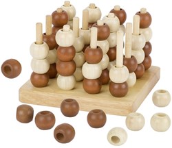 Goki wooden strategy game Tic Tac Toe 3D - educational toy