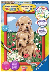 Ravensburger Painting on song Series Classic E Cuddly puppies
