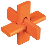 Goki wooden brain teaser puzzle - logic games and shape puzzle-2