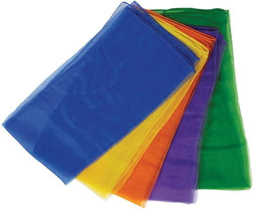 Goki magic scarves set - colourful juggling scarves for kids-2