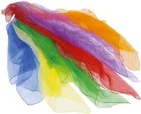 Goki magic scarves set - colourful juggling scarves for kids-3