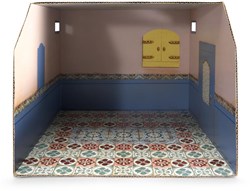 Het Muizenhuis toy cardboard bathroom - Sam and Julia miniature set