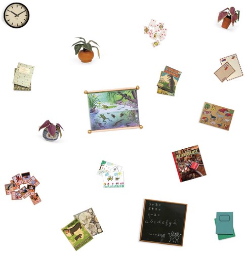 Het Muizenhuis classroom decoration sheets - creative cardboard toy-3