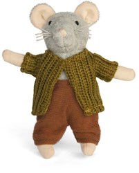 Het Muizenhuis plush mouse Sam's Father 12cm - soft toy mouse