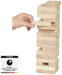Goki wooden skill game skyscraper - tower game Jenga