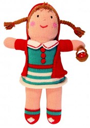 Global Affairs cuddly knitted doll Rose 36 cm organic cotton