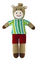 Global Affairs knitted horse plush Harry 36 cm toy