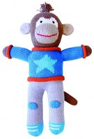 Global Affairs cuddly knitted monkey Jimmy 36 cm toy