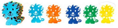 Mercis garland felt Miffy lion 400 cm bunting decoration
