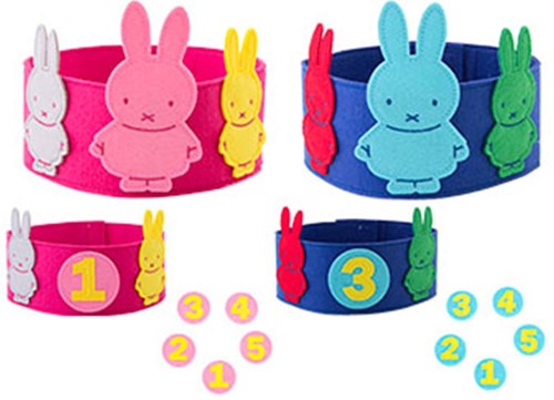 Mercis birthday crown Miffy with interchangeable numbers accessory-2