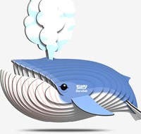 Eugy 3D puzzle - Blue Whale cardboard model kit toy for kids