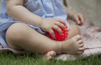 Mom's Care SENSORY TOYS Massage ball in bag - 1 pcs. - blue 4
