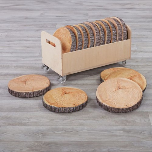 Cosy Log Style Slices in Trolley (16Pk) - 52741