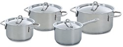 BK Profiline cookware set - 4-piece - stainless steel - induction safe