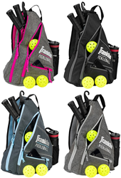 Franklin Pickleball sports backpack grey pink - sling bag - water repellent