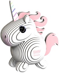 Eugy 3D unicorn puzzle - cardboard model kit for kids