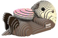Eugy 3D sea otter craft kit - creative building toy for kids-2