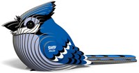 Eugy 3D puzzle - Blue Jay - eco-friendly cardboard toy-2