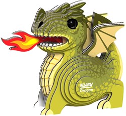 Eugy 3D puzzle - Dragon cardboard eco-friendly toy