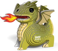 Eugy 3D puzzle - Dragon cardboard eco-friendly toy-2