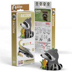 Eugy 3D raccoon building kit - creative crafting fun for kids
