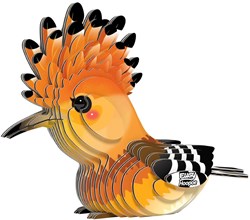 Eugy 3D puzzle bird Hoopoe - eco-friendly cardboard toy