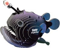 Eugy 3D puzzle cardboard Anglerfish - sustainable toy animals