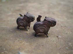 Eugy 3D puzzle - Capybara cardboard building kit toy