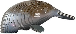 Eugy 3D puzzle - Manatee cardboard building kit toy