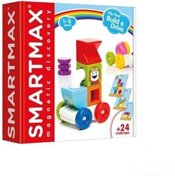 SmartMax magnetic building toy My First Build & Drive vehicles set