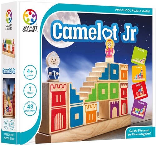 Smart Games wooden puzzle game Camelot Jr - 48 challenges - logic game