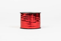 Globos curling ribbon gift wrap metallic red 250m x 5mm