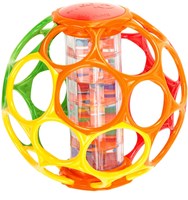 Oball rainstick rattle colorful baby toy - educational-3