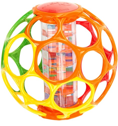 Oball rainstick rattle colorful baby toy - educational-3