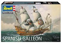 Revell model kit ships - Spanish Galleon 1:96 - plastic - 306 pieces