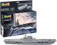 Revell model kit USS Enterprise CV-6 1:1200 - 38 pieces-3
