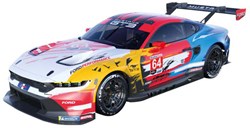 Carrera Ford Mustang GT3 racing car model with light function 1:32