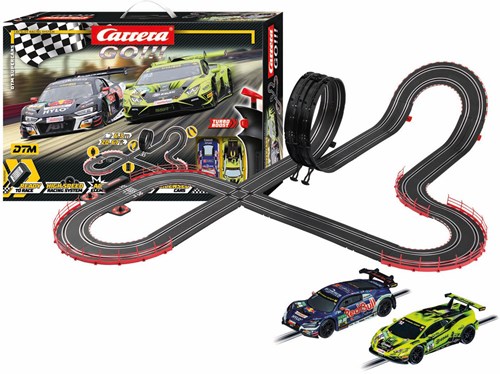 Carrera racetrack DTM Supercars - Audi R8 LMS GT3 vs Lamborghini Huracán-2