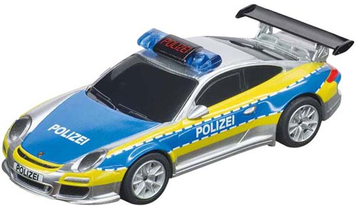 Carrera Porsche Toy Car 911 GT3 Polizei - Slot Car 1:43 Racetrack