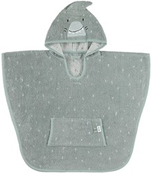 Trixie poncho blue organic cotton Mr. Shark terry kids bath